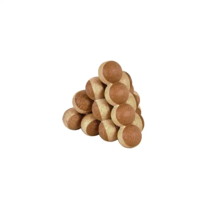 Дървен пъзел „Кръгли топчета“