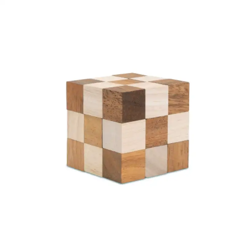 Дървен пъзел „Куб“ 1 Дървен пъзел „Куб“ 1