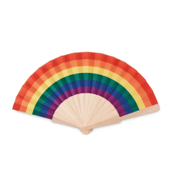 Дървено ветрило „Дъга“