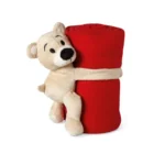 Детско поларено одеяло с плюшено мече „Прегръдка“3