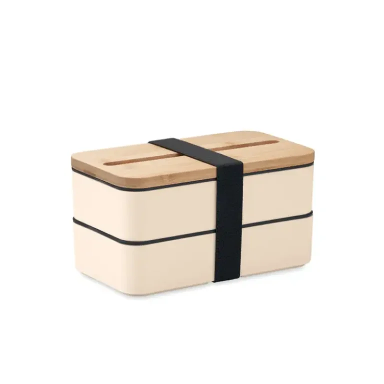 Двуетажна кутия за обяд „Бамбуко Дует“1