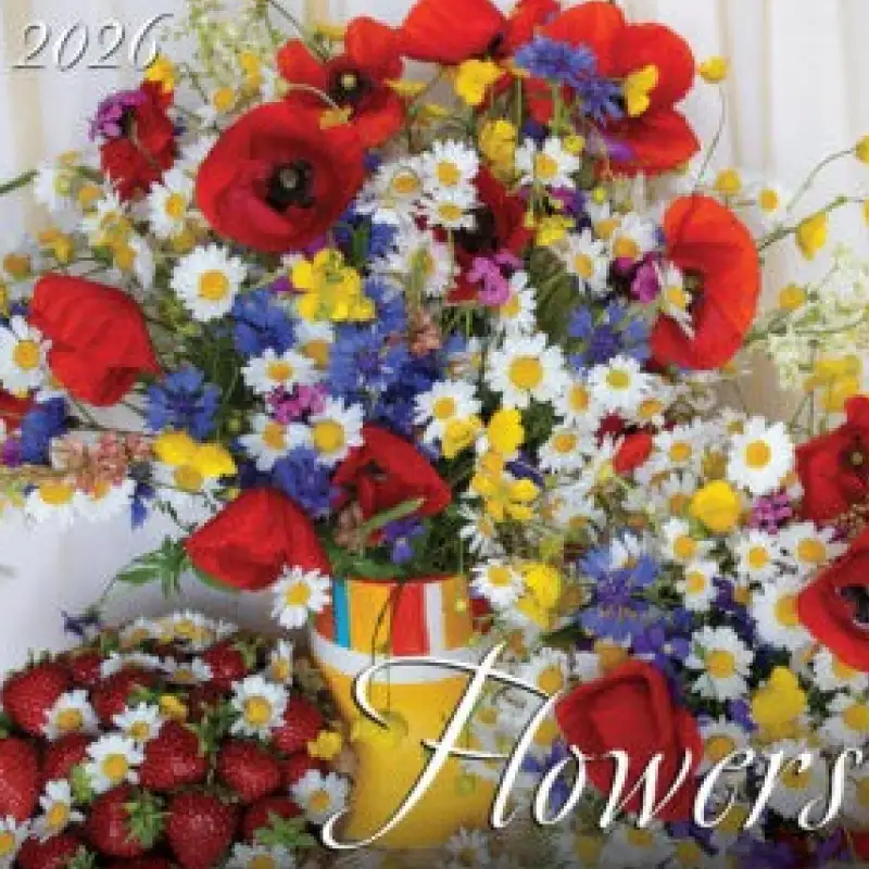 Рекламен многолистен календар „Цветя 2026“ Рекламен многолистен календар „Цветя 2026“