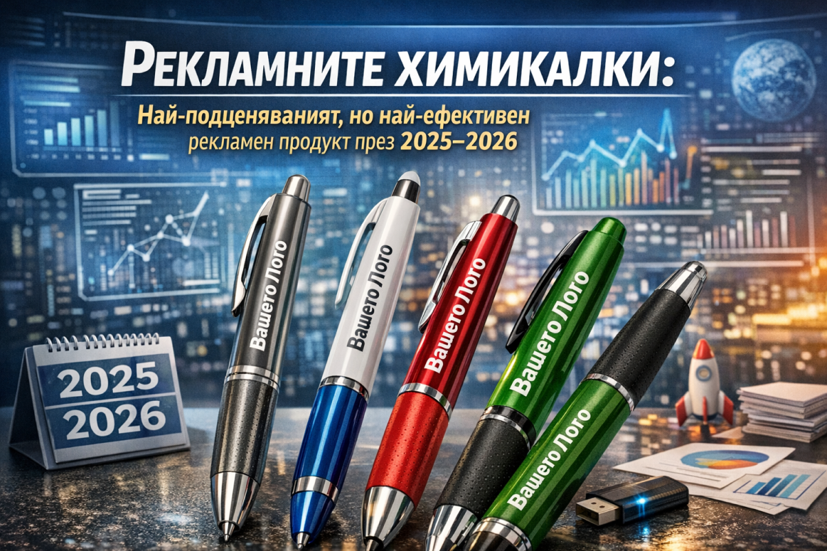 Брандиране на рекламни химикалки